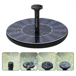 Garden Decorations 1PC 18cm Solar Fountain Pump Energy-saving Plants Watering Kit Panel Bird Bath Outdoor Pool Supplies