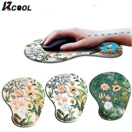 Mouse Pads Wrist Rests Ergonomic mouse pad with wrist rest silicone non slip desktop pad supporting handheld office computer mouse pad J240510