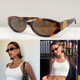 Designer Oval Acetate Frame Sunglasses Oval small frame women luxurious sunglasses Double G annotation for temple decoration Lunettes de soleil Designer 1662