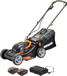 Lawn Mower Worx WG743 40V power sharing 4.0Ah 17 cordless lawn mower (including battery and charger)Q240514