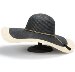 2019 Matches Sun Straw Cap Big Brim Ladies Summer Hat For Women Shade Sun Hats Beach Hat 5176581