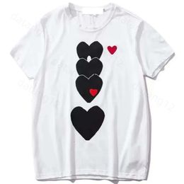 Play Shirt Designer T Shirt Cdgs Shirt Fashion Mens Play T Shirt Garcons Designer Shirts Red Commes Heart Casual Womens Des Badge Graphic Tee Heart Short Sleeve 483