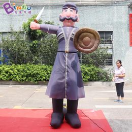 wholesale Personalised 8 Metres 26ft height giant inflatable soldier replica / 26 foot blow up guard puppet for decoration Toys Sports