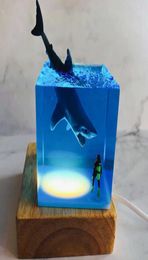 3D LED Night Light Diver Decoration Novelty Gift for Children Bedroom Baby Room Decor USB Bedside Table Lamp For home H09226655184