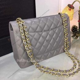 Classic desiginer chain bag 10a 1:1Flap Women fashion Tote bags Lambskin Caviar bags Genuine Leather brand handbags