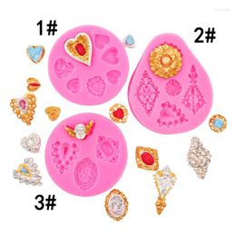 Baking Moulds Sugar Flipping Silicone Mould Classical Jewellery Pearl Cake Decoration Mould 15-200