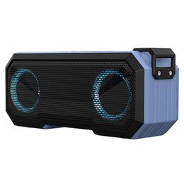 New Colourful Luminous Dual Speaker Speaker LED Outdoor Waterproof Bluetooth Speaker Subwoofer Computer Sound System