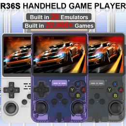 R36S Handheld Game Console 3.5 IPS Screen Portable Game Player 128G Video Game Console Retro Games for child Mini Machine 240509