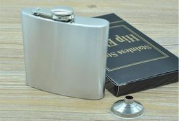 Stainless Steel Hip Flask 4oz 5oz 6oz 7oz 8oz 10oz Pocket Hip Flasks Flagon Ounce Whisky Stoup Wine Pot Alcohol Bottle With Funnel2575362