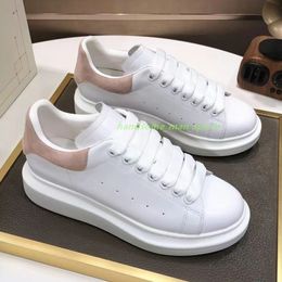 Oversized Sneaker calf leather lace-up White Black luxury contrasting heel logo tongue round toe breathable rubber sole extra laces cowhide durable trend t8