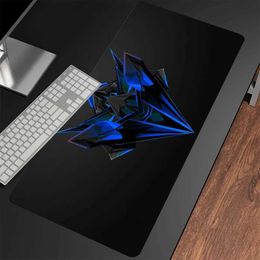 Mouse Pads Wrist Rests Geometric Mouse Pad Gamer Mousepads Big Gaming Mousepad XXL Mouse Mat Large Keyboard Mat Desk Pad For Computer Laptop J240510