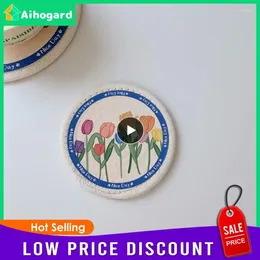 Table Mats Tulip Circular Unique Design High Quality Multi-purpose Easy To Clean Scandinavian Style Insulation Mat Round Placemat