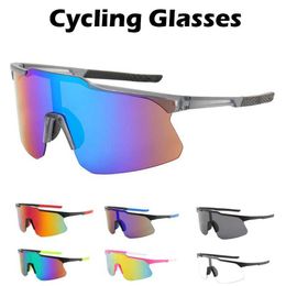 Outdoor Eyewear Bicycle glasses large frame sunglasses suitable for outdoor use by both men and women anti over line of sight bicycle driving UV400 Q240514