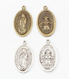 50pcs 2617MM Italy santo nino de atocha nuestra senora de guadalupe charms bronze pendants for bracelet earring diy jewelry4584964