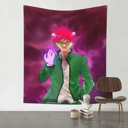 Tapestries The Disastrous Anime Life Of Saiki K Tapestry Wall Hanging 3D Printed Art Home Decor 60"x51"