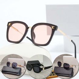 Luxury triomphes Ladies Sunglasses for Green Sunglass Oval Women Men Designer Glasses Clear Sun Glasses Pink Woman Polarized Round O60A#