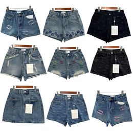 Shorts jeans designer jean short woman womens jeans designer designer designer di lusso designer strappato jeans hip hop casual ginocchio corto di alta qualità pantaloncini jeans