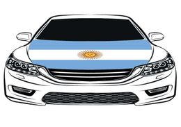 Argentina national flag car Hood cover 33x5ft 100polyesterengine elastic fabrics can be washed car bonnet banner3346066