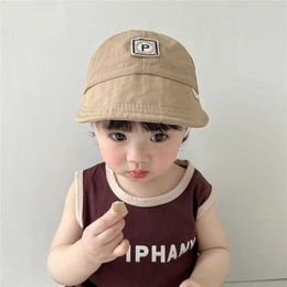 Caps Hats Summer Baby Baseball Hats Letter P Pattern Sun Hat For Kids Boys Girls Thin Quick-drying Children Peaked Caps Y240514