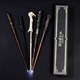 LED Light Sticks Harries Led Light Magic Wands Potters Full Range of Magic Stage Props Glow Magic Wand Halloween Christmas Cosplay Gifts Toys T240513
