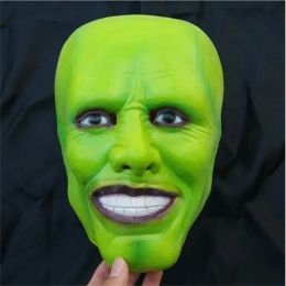 Masks The Jim Carrey Movies Mask Cosplay Green Mask Costume Adult Fancy Dress Face Halloween Masquerade Party Cosplay Mask Y200103