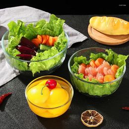 Bowls Japanese Style Iceberg Glass Bowl Transparent Salad Fruit Soup Dessert Snack Foods Mixing Tea Wash Large Noodle