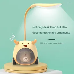 Table Lamps Cartoon Pen Holder Lamp Students Learn To Pencil Sharpen Study Bedroom Atmosphere Decompression Decoration Desk Light