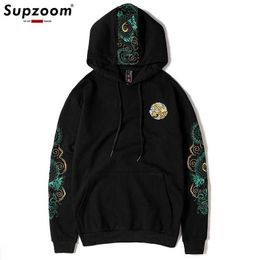 Men's Hoodies Sweatshirts 2020 New Arrival Sale Mens Flce Hoodie Dragon Pure Cotton National Clothes Large Pullover Hooded Casual Animal Hoodies Men Y240510