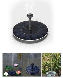 Solar Power Fountain Brushless Water Pump Garden Plants Bird Bath Fountains For Pool Aquarium Submersible Floating Pond5303194