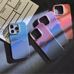 Phone Case Suitable for 15 ProMax Phone Case Magnetic Carbon Fibre 14 Full Package Protective Case 13