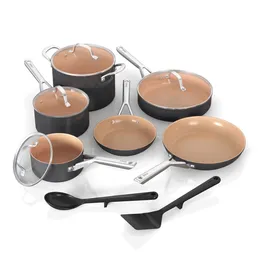 Cookware Sets Ninja Extended Life Essential Ceramic 12-Piece Set Nonstick PFOA/PFAS Free CW89012