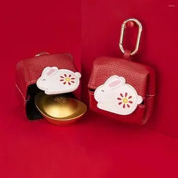 Storage Bags Coin Purse Keychain Excellent Lightweight Mini Earphone Box Card Key Chain For Gifts