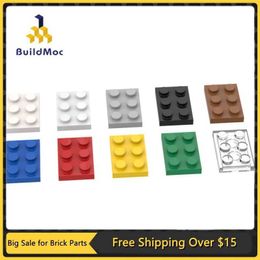 Other Toys 10pcs MOC parts 3021 board 2x3 compatible with building block DIY components building block particles childrens brain toy gifts S245163 S245163