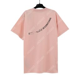 Palm PA 24SS Summer Letter Printing LogoT Shirt Boyfriend Gift Loose Oversized Hip Hop Unisex Short Sleeve Lovers Style Tees Angels 2232 PRU