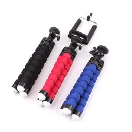 Mini Flexible Sponge Octopus Tripod For IPhone xiaomi bendable Mobile Phone Smartphone Tripod For Gopro 8 7 Camera