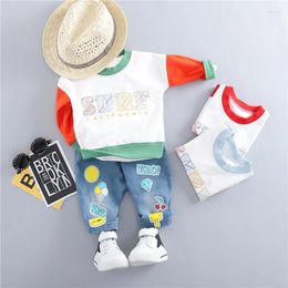 Clothing Sets Children Spring Baby Boys Girls Pullover Sweatshirt Pants 2 Pieces Suit Kids Sportswear Infant Clothes Outfits