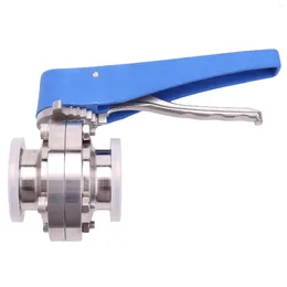 Mugs 1-1/2 Inch 38mm SS304 Stainless Steel Sanitary 1.5 Tri Clamp Butterfly Valve Squeeze Trigger For Homebrew Dairy Product