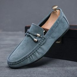 Men Loafers Breathable Shoes Men Sneakers Casual shoes Mens flats nonslip Driving Shoes Soft Moccasins Boat Shoes 2024 240509