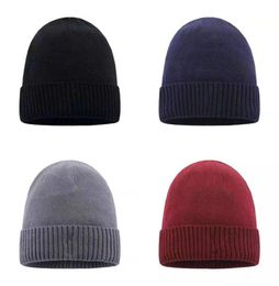 Classic designer autumn and winter Polo beanie for men and women fashion universal Big horse mark knit hat wool outdoor warm h8353638