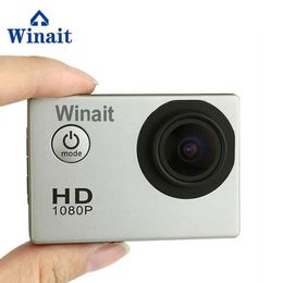 Sports Action Video Cameras Winait Full Hd1080P Waterproof Action Camera with 1.5-inch Tft Display and 170 degree Wide Angel B240516