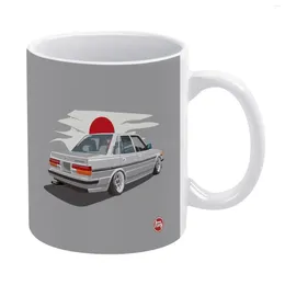 Mugs Cressida White Mug Coffee 330ml Ceramic Home Milk Tea Cups And Travel Gift For Friends Car Automotive Classic