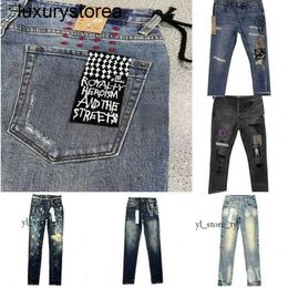 Purple Brand Jeans Fashion Trend Kusbi Designer Ksubi Mens Skinny 2024 Luxury Denim Pant Distressed Ripped Biker Black Jean Slim Fit Jeanss 5458 7L4C