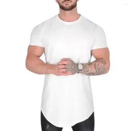 Men's T Shirts Men Solid Colour T-shirt Breathable O Neck For Summer Sports Casual Wear Short-sleeved