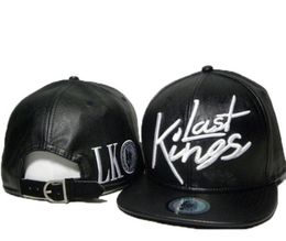 Cheap Last Kings Leather Snapback hats white lastking LK Designer Brand mens women baseball caps hiphop street caps 3161083