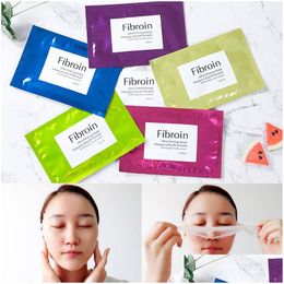 Masks Peels Thailand Fibroin Tra Firming Face Mask Silk Masque Skin Care Deep Moisturizing Facial Drop Delivery Health Beauty Oty8W