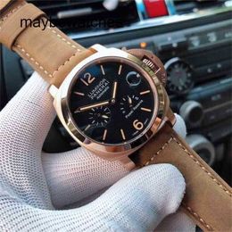 panerass Luminors VS Factory Top Quality Automatic Watch P.900 Automatic Watch Top Clone Sapphire Mirror 44mm 13mm Imported Leather Band Brand Designers Wrist 6l3y