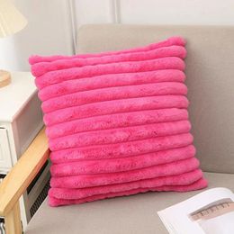 Pillow Modern Solid Colour Wrinkle Free Home Interior Sofa Decoration Case Comfortable Throw Supplies