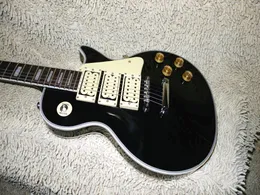 Best High Quality hot selling Factory custom shop style black guitar high 3 pickups Electric Guitar