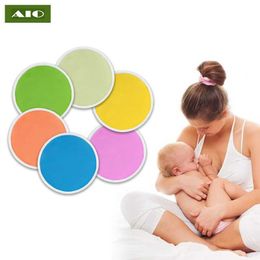 Breast Pads 6 pieces of spill proof mothers breast pad breathable bamboo soft cover care pad washable and reusable pregnant woman care feeding pad d240517
