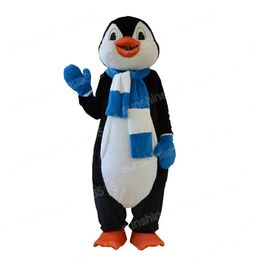 Christmas Penguin Mascot Costume Cartoon theme character Carnival Adults Size Halloween Birthday Party Fancy Outdoor Outfit For Men Women